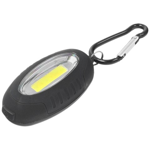 Latarka brelok Mil-Tec Mini Key Chain Light Black, 80 lumenów, 2x CR2032 (15183700) Mil-Tec