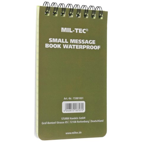 Notes wodoodporny Mil-Tec 75 x 130 mm (15981001) Mil-Tec