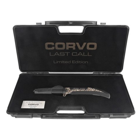 Nóż Extrema Ratio Corvo Last Call LE No 044/70 Black Forprene, Black MIL-C/Geotech Camo N690 (04.1000.0442/BLK/SE) Extrema Ratio