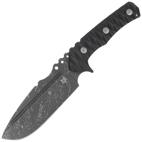 Nóż Fox URO Black G10, Acid Washed Niolox by Wander Tactical (FX-623 BA) FOX