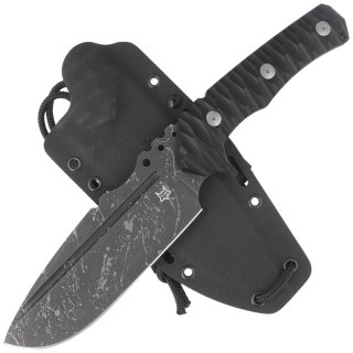 Nóż Fox URO Black G10, Acid Washed Niolox by Wander Tactical (FX-623 BA) FOX