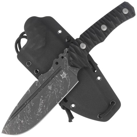 Nóż Fox URO Black G10, Acid Washed Niolox by Wander Tactical (FX-623 BA) FOX