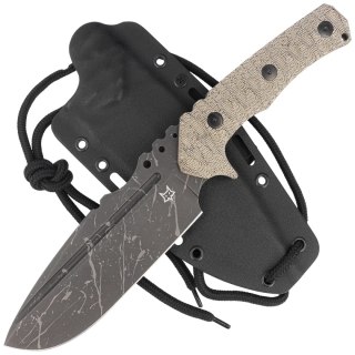 Nóż Fox URO OD Green Canvas Micarta, Acid Washed Niolox by Wander Tactical (FX-623 ODA) FOX