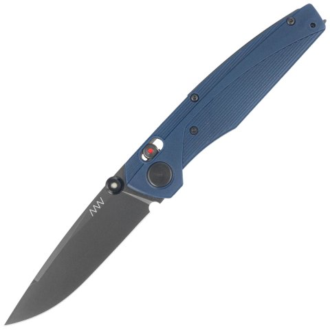 Nóż składany ANV A100 BB Blue GRN, Black DLC Sleipner (ANVA100-020) ANV - Acta Non Verba Knives