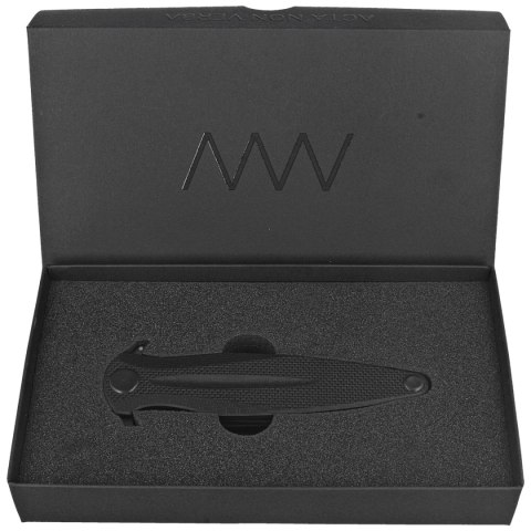 Nóż składany ANV Z400 BB Black G10, Black DLC Sleipner (ANVZ400-015) ANV - Acta Non Verba Knives