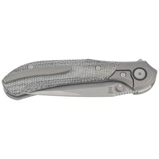 Nóż składany Bestech Constellation Grey Titanium/Black Micarta, Dark Bead Blasted/Stonewashed MagnaCut by Munko Knives (BT2501A) Bestech Knives