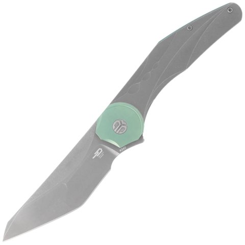 Nóż składany Bestech Excentric Gray Titanium, Dark Bead Blasted/Stonewashed M390 by Kombou and TNT Knives (BT2412C) Bestech Knives