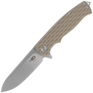 Nóż składany Bestech Grampus Beige G10, Stonewashed/Satin D2 (BG02C) Bestech Knives