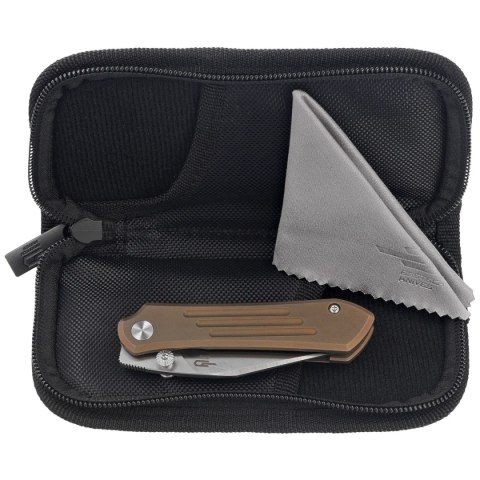 Nóż składany Bestech Icarus Bronze Stonewashed Titanium, Satin M390 by Nick Rogers (BT2302F) Bestech Knives