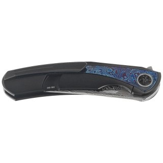 Nóż składany Bestech Sambac Black Titanium/Timascus, Damasteel Mirror Polished by Ostap Hel (BT2402F) Bestech Knives