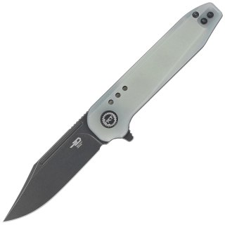 Nóż składany Bestech Syntax CP Transparent G10, Black Stonewashed CPM 154CM by Todd Knife and Tool (BG41C) Bestech Knives