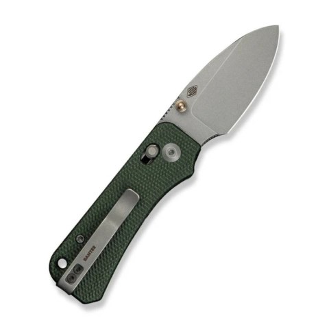 Nóż składany Civivi Baby Banter 2 Green Canvas Micarta, Gray Stonewashed Nitro-V by Ben Petersen (C23074-3) Civivi by WE Knife
