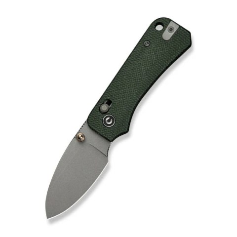 Nóż składany Civivi Baby Banter 2 Green Canvas Micarta, Gray Stonewashed Nitro-V by Ben Petersen (C23074-3) Civivi by WE Knife