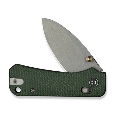Nóż składany Civivi Baby Banter 2 Green Canvas Micarta, Gray Stonewashed Nitro-V by Ben Petersen (C23074-3) Civivi by WE Knife