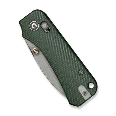 Nóż składany Civivi Baby Banter 2 Green Canvas Micarta, Gray Stonewashed Nitro-V by Ben Petersen (C23074-3) Civivi by WE Knife