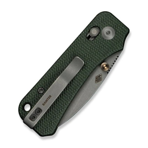 Nóż składany Civivi Baby Banter 2 Green Canvas Micarta, Gray Stonewashed Nitro-V by Ben Petersen (C23074-3) Civivi by WE Knife
