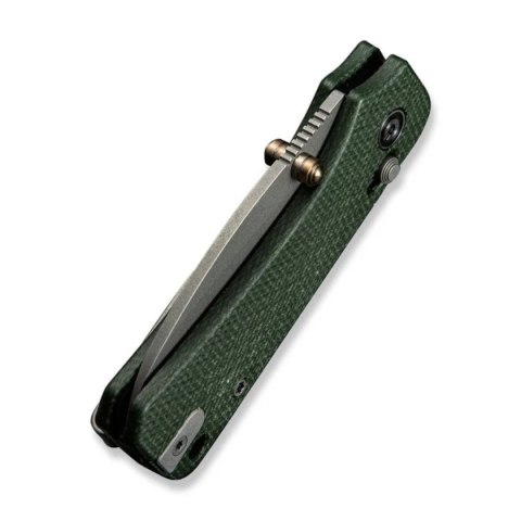 Nóż składany Civivi Baby Banter 2 Green Canvas Micarta, Gray Stonewashed Nitro-V by Ben Petersen (C23074-3) Civivi by WE Knife
