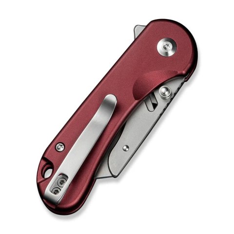 Nóż składany Civivi Elementum Utility Burgundy Aluminium, Stonewashed 6Cr13 (C23039B-5) Civivi by WE Knife