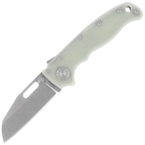 Nóż składany Demko AD20.5 Shark Foot Natural G10, Stonewashed CPM S35VN by Andrew Demko (205-S35-SFN) Demko Knives