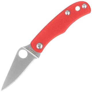 Nóż składany Spyderco Bug Red G10, Satin 12C27 (C133GRDP) Spyderco Inc.