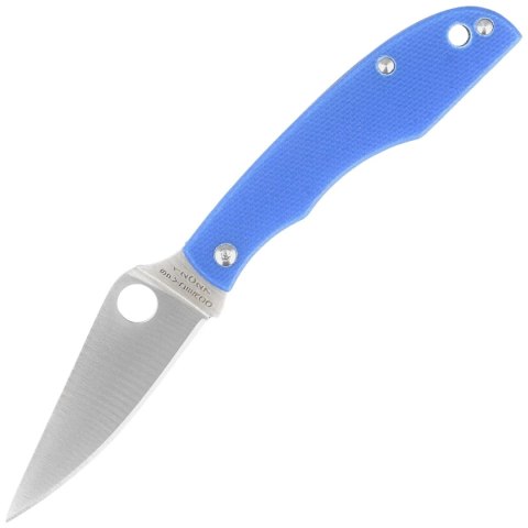 Nóż składany Spyderco Grasshopper Blue G10, Satin 12C27 (C138GBLP) Spyderco Inc.