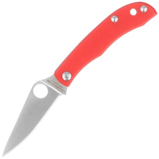 Nóż składany Spyderco Honeybee Red G10, Satin 12C27 (C137GRDP) Spyderco Inc.