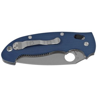Nóż składany Spyderco Manix 2 XL Cobalt Blue, Satin CPM SPY27 by Eric Glesser (C95GPCBL2) Spyderco Inc.