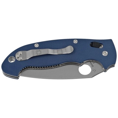 Nóż składany Spyderco Manix 2 XL Cobalt Blue, Satin CPM SPY27 by Eric Glesser (C95GPCBL2) Spyderco Inc.