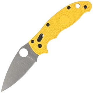 Nóż składany Spyderco Manix 2 Lightweight Salt Yellow FRN, Satin MagnaCut by Eric Glesser (C101PYL2) Spyderco Inc.