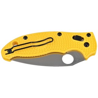 Nóż składany Spyderco Manix 2 Lightweight Salt Yellow FRN, Satin MagnaCut by Eric Glesser (C101PYL2) Spyderco Inc.