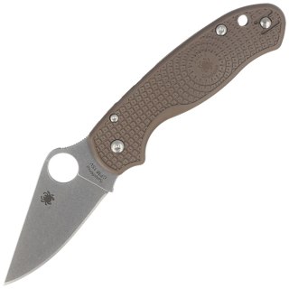 Nóż składany Spyderco Para 3 Lightweight Sprint Run Brown FRN, Stonewashed CPM 15V by Sal, Eric Glesser (C223PBN15V) Spyderco Inc.