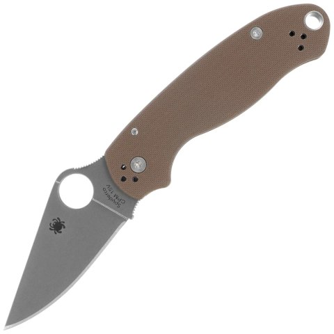 Nóż składany Spyderco Para 3 Sprint Run Brown G10, Satin CPM 15V by Sal i Eric Glesser (C223GPBN15V) Spyderco Inc.