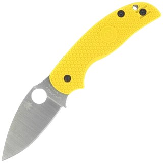 Nóż składany Spyderco Sage 5 Lightweight Salt Yellow FRN, Satin MagnaCut by Sal Glesser (C123PYL) Spyderco Inc.