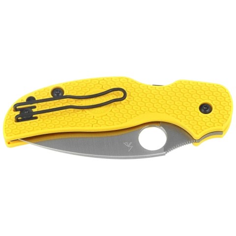 Nóż składany Spyderco Sage 5 Lightweight Salt Yellow FRN, Satin MagnaCut by Sal Glesser (C123PYL) Spyderco Inc.