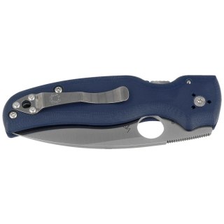 Nóż składany Spyderco Shaman Cobalt Blue G10, Satin CPM SPY27 by Sal Glesser (C229GPCBL) Spyderco Inc.