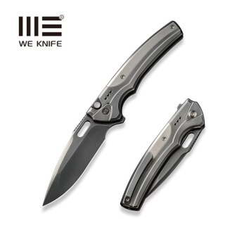 Nóż składany WeKnife Exciton LE No 278/310 Polished Gray Titanium, Polished Gray CPM 20CV (WE22038A-7) WE Knife
