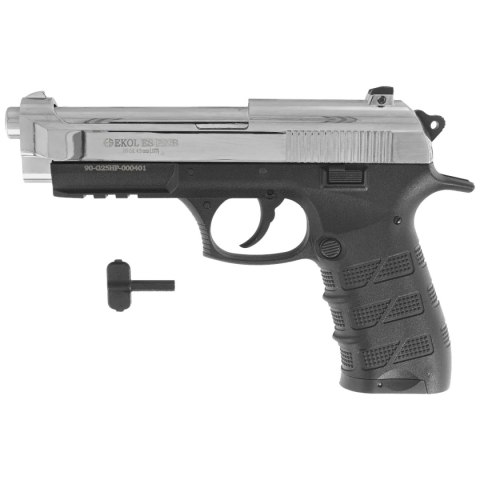 Pistolet wiatrówka Voltran Ekol ES P92B Shiny 4.5 mm - Blow Back Ekol by Voltran