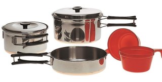 Zestaw biwakowy Mil-Tec Stainless Steel, 7 elementów (14647000) Mil-Tec