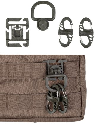 Zestaw uchwytów Mil-Tec Ultimate Tactical do systemu MOLLE, Olive (13457601) Mil-Tec