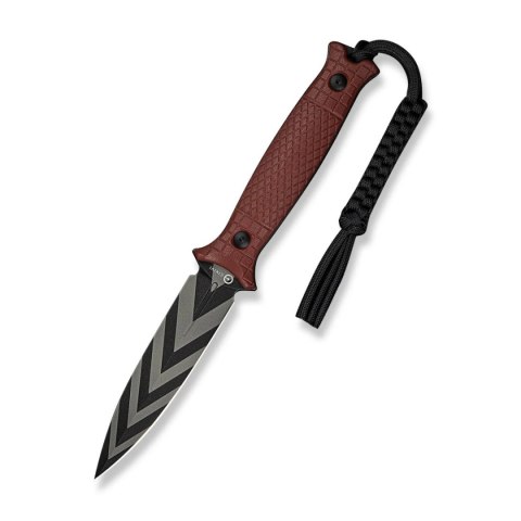 Nóż Civivi Perfrico Burgundy G10, Black/Gray Striped 14C28N (C23026-3) Civivi by WE Knife