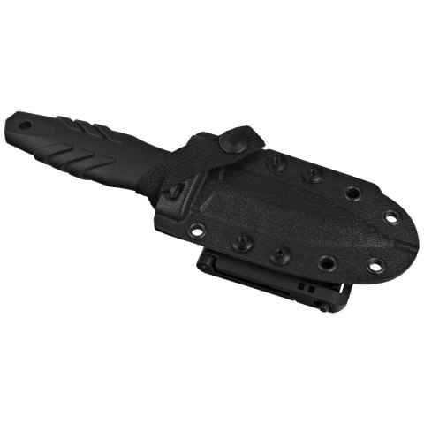 Nóż Fox FKMD Tactical Elementum Dagger D/E Black PP/TPE, Black Idroglider N690Co (FX-647 AF) FOX