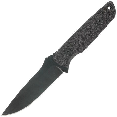 Nóż Spartan Blades Alala Black Canvas Micarta, Black 1095 Cro-Van by Curtis Iovito (SBSL004BKBK) Spartan Blades