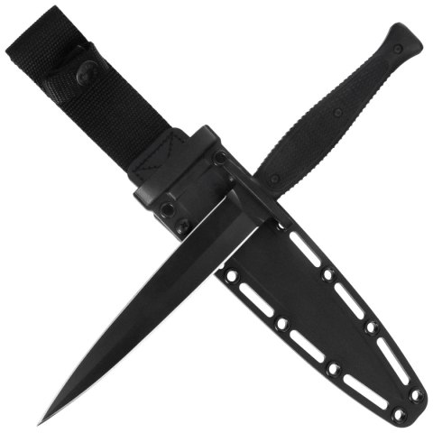 Nóż Spartan Blades George Raider Dagger Black G10, Black SK5 by Les George (SBBL3BK) Spartan Blades
