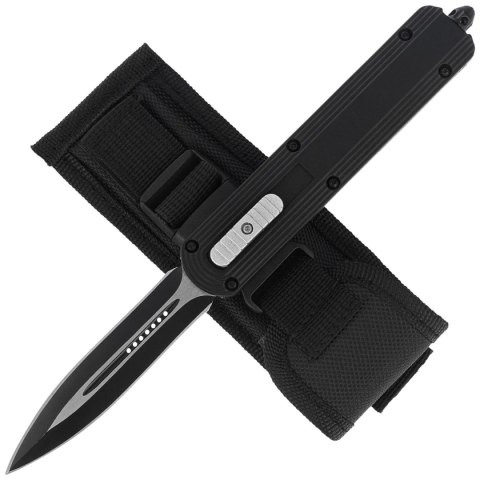 Nóż automatyczny Dulotec OTF Black Aluminium, Black/Satin 3Cr13MoV (K190A-BK) Dulotec