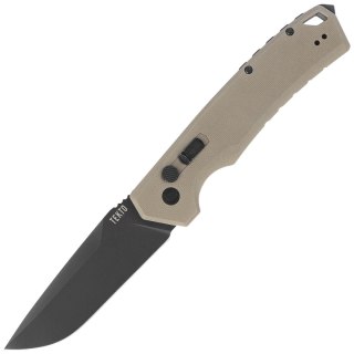 Nóż automatyczny Tekto A3 Delta D/P Desert G10, Black D2 Tekto Knives