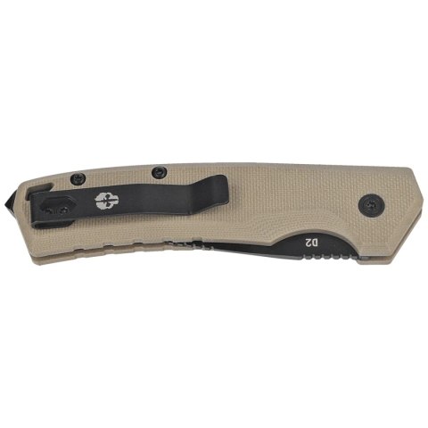 Nóż automatyczny Tekto A3 Delta Mini D/P Desert G10, Black D2 Tekto Knives