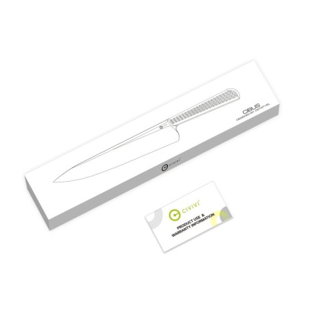 Nóż kuchenny Civivi Cibus Chef Knife Black G10, Satin 14C28N by Ostap Hel (C23048-1) Civivi by WE Knife