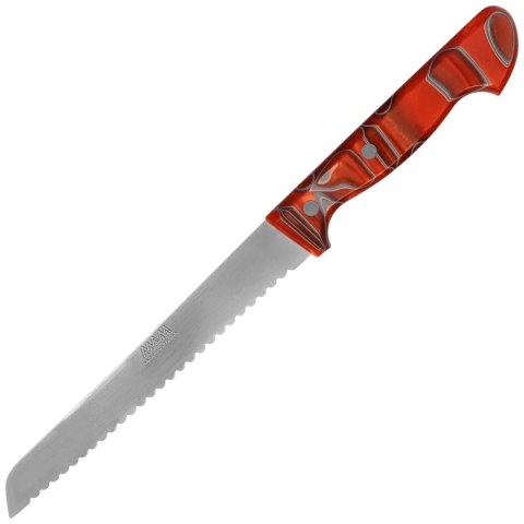 Nóż kuchenny do chleba MAM Bread Red Metakrilat, Serrated Stainless Steel (4340) MAM