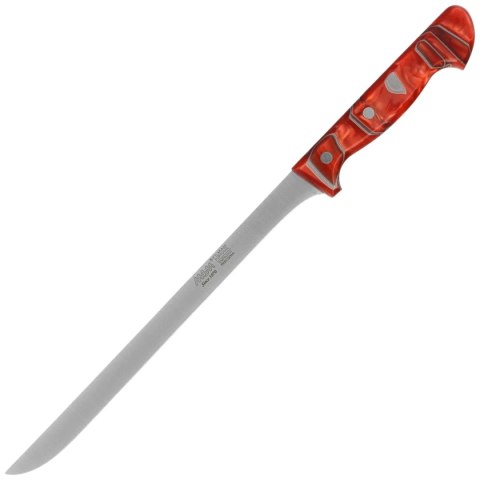 Nóż kuchenny do porcjowania MAM Ham Slicer Red Metakrilat, Stainless Steel (4380) MAM