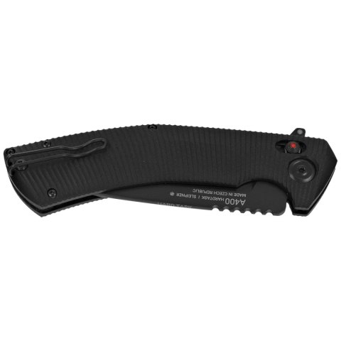 Nóż składany ANV A400 BB Black G10, Black DLC Sleipner (ANVA400-001) ANV - Acta Non Verba Knives
